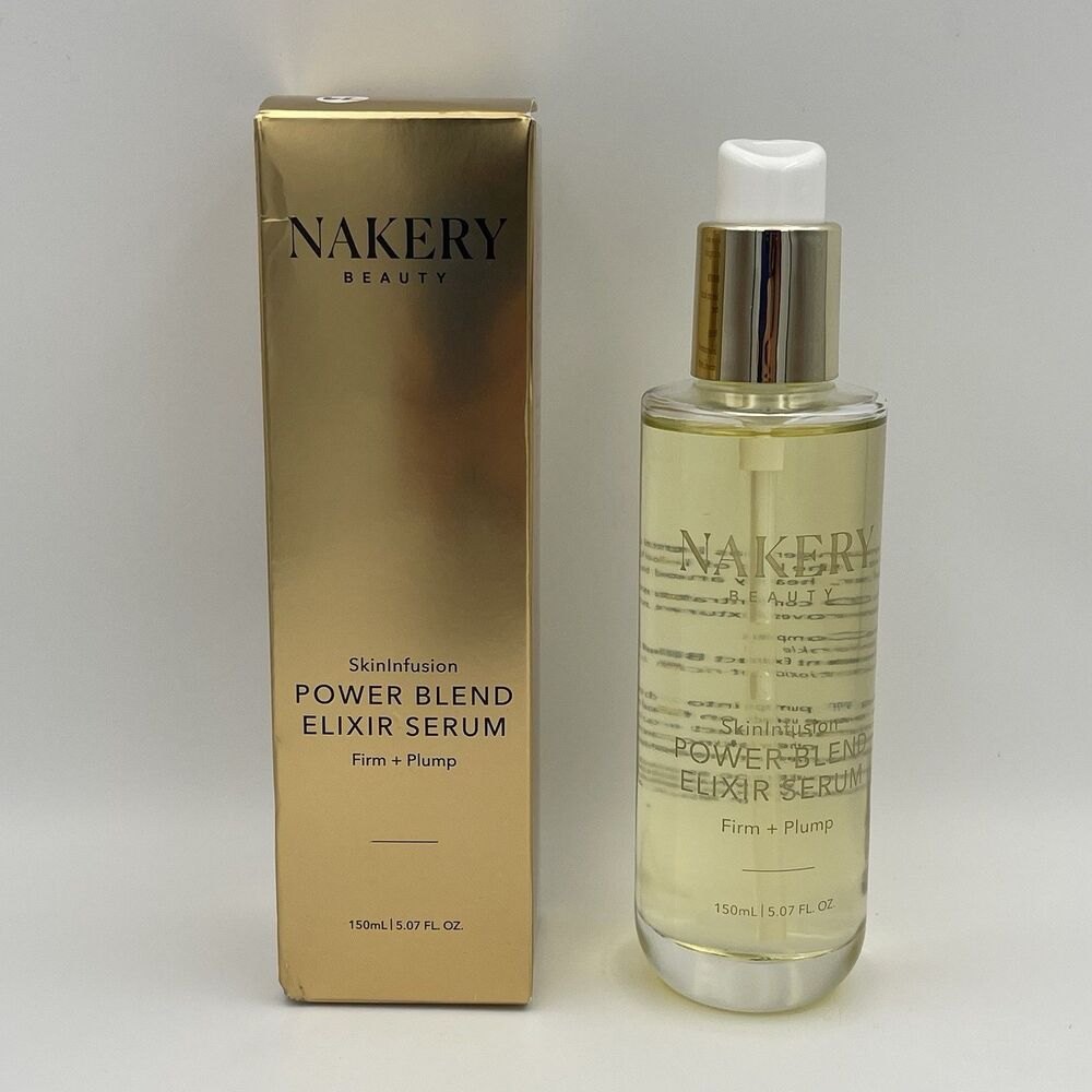Nakery SkinInfusion Power Blend Elixir Serum Firm + Plump 5.07oz/150mL - NEW